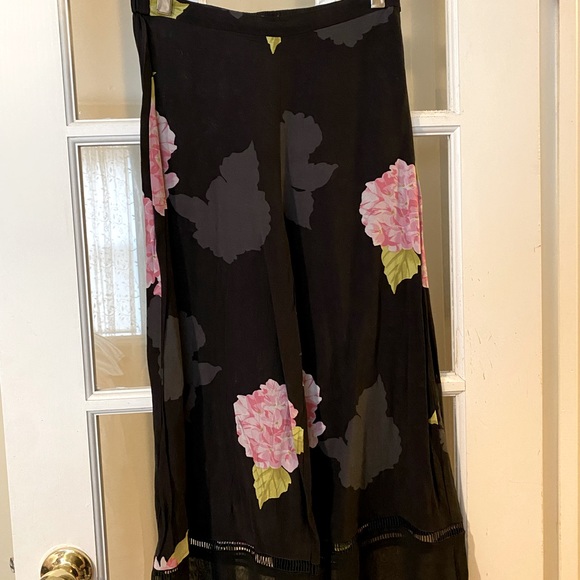 French connection wide leg crop floral pant size 4 🌸 - Picture 2 of 7